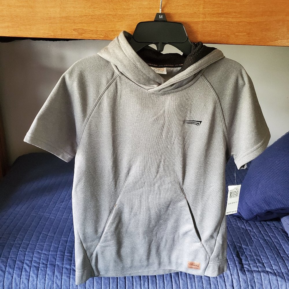 Copper Fit short sleeve hooded sweater
